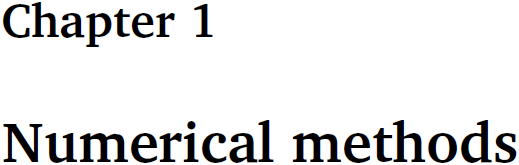 Latex Math In Section Headings